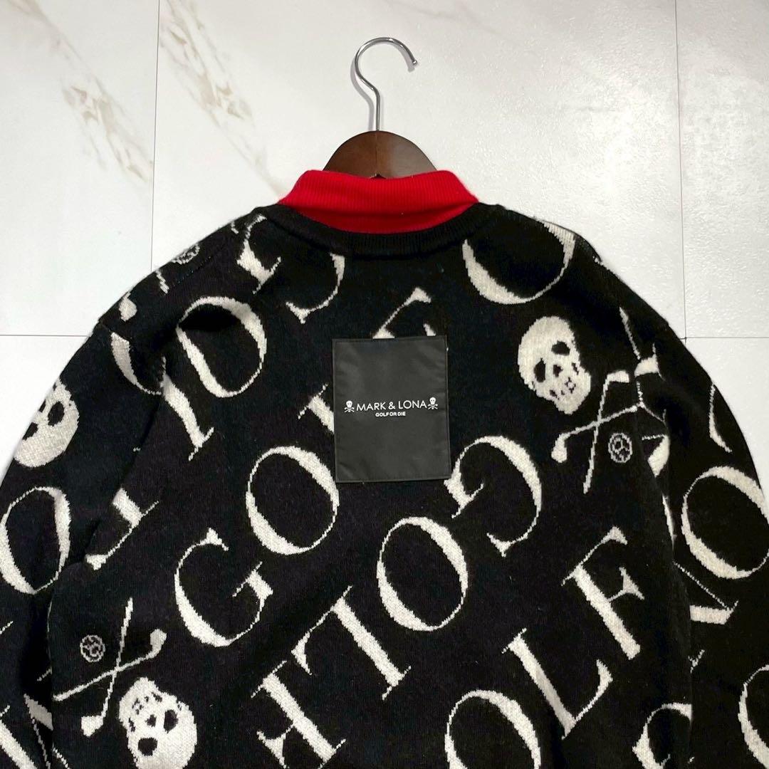 希少 XLサイズ MARK&LONA ドライバーズニット カシミヤ100%