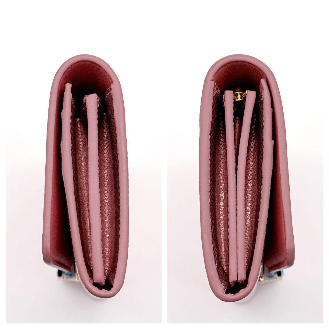 未使用✨ BVLGARI ブルガリ ロゴクリップ ローズゴールド 長財布