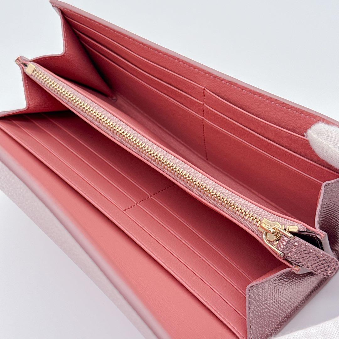 未使用✨ BVLGARI ブルガリ ロゴクリップ ローズゴールド 長財布