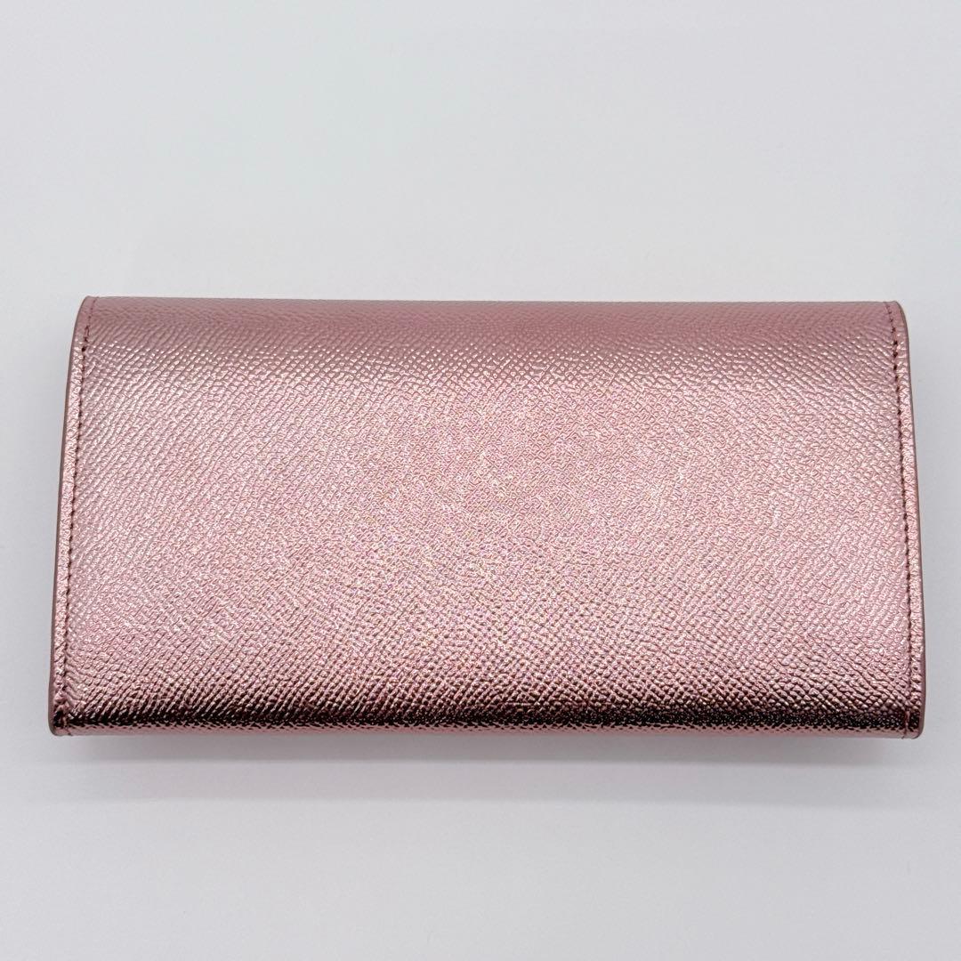 未使用✨ BVLGARI ブルガリ ロゴクリップ ローズゴールド 長財布