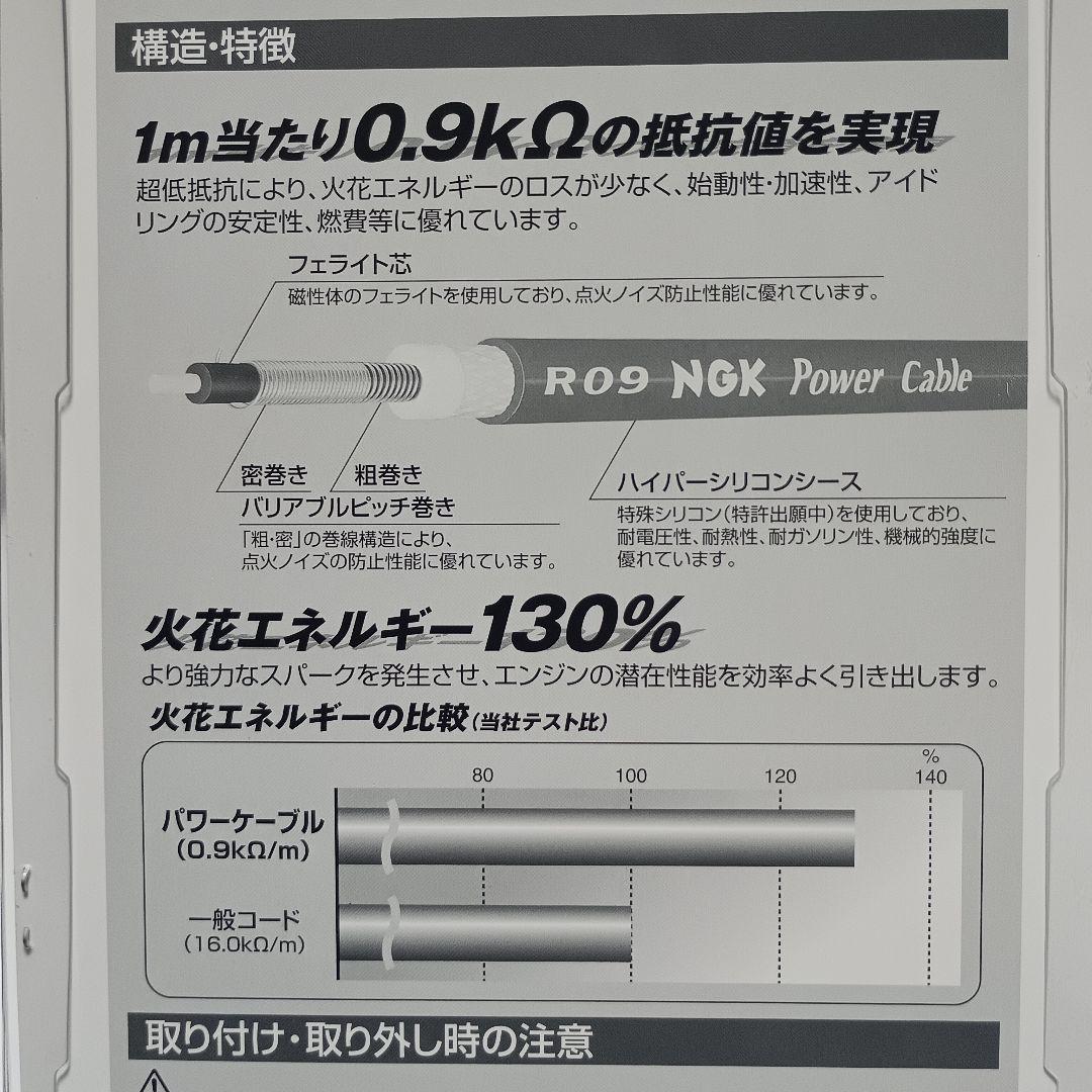 NGKパワーケーブルNo8852スバル09FプレオPower cableR1R2