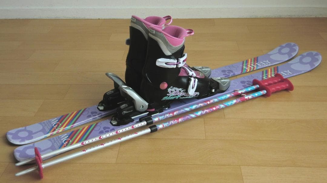 ■■送料無料■BXB＋Hart■子供用スキー4点セット■118/22■WAX済■