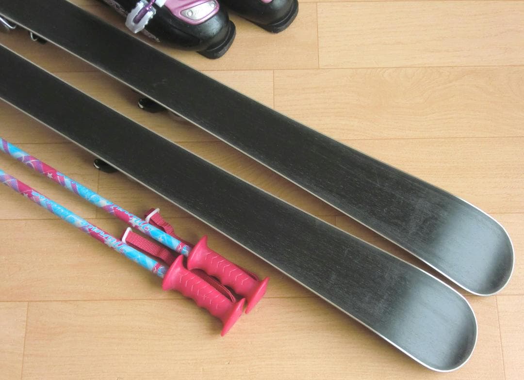 ■■送料無料■BXB＋Hart■子供用スキー4点セット■118/22■WAX済■