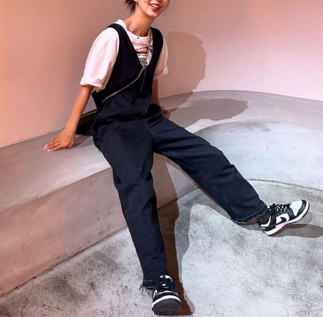 最終値下げ！o0u. サロペットブラック 新品タグ付き　サイズS