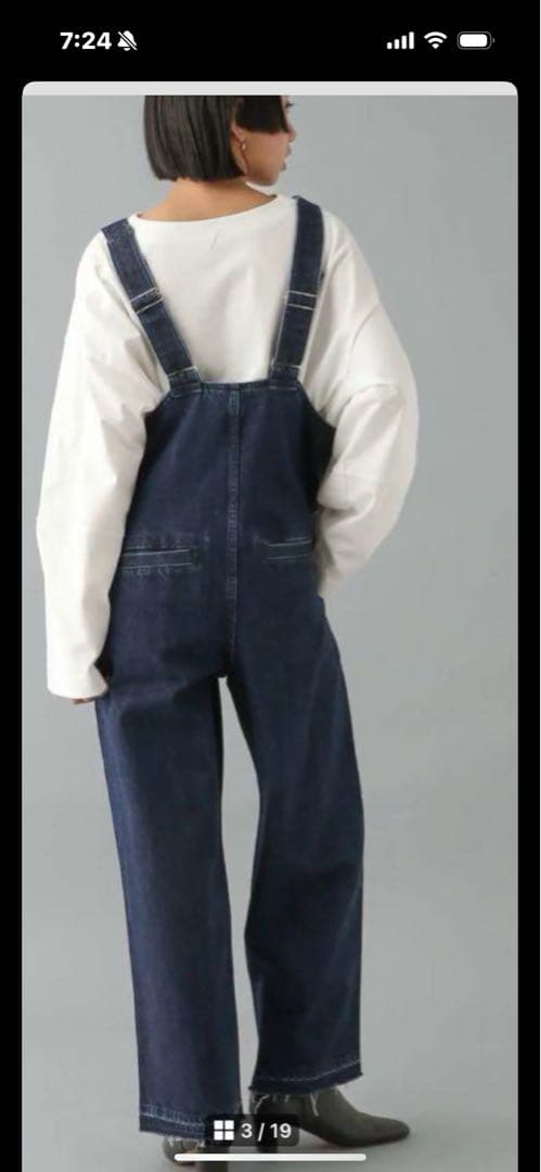 最終値下げ！o0u. サロペットブラック 新品タグ付き　サイズS