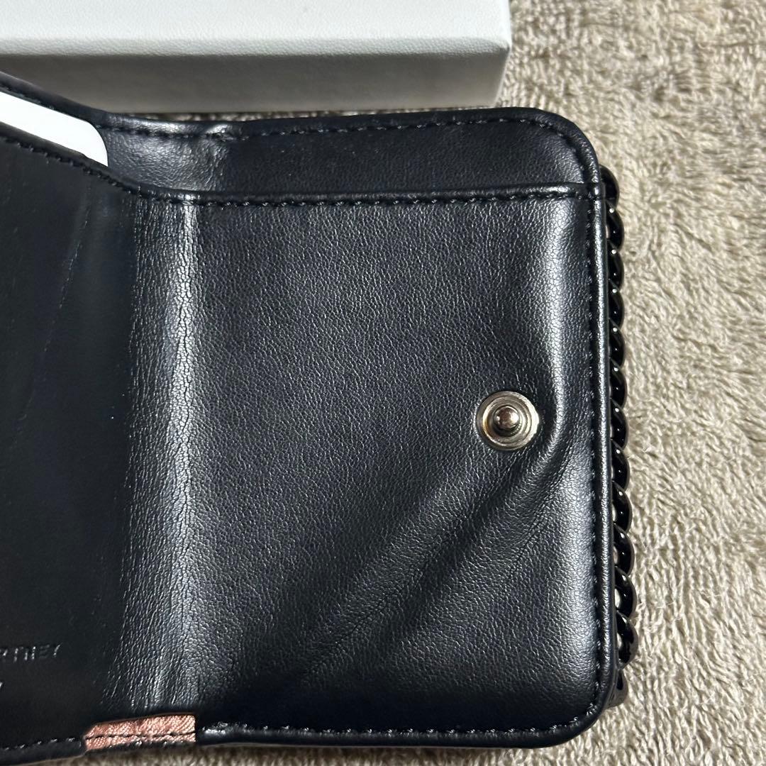 STELLA McCARTNEY ブラック 三つ折り財布