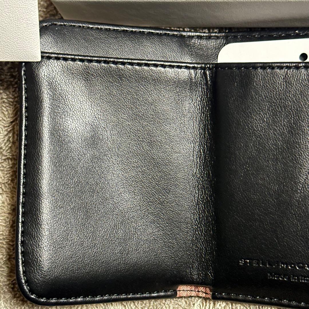 STELLA McCARTNEY ブラック 三つ折り財布