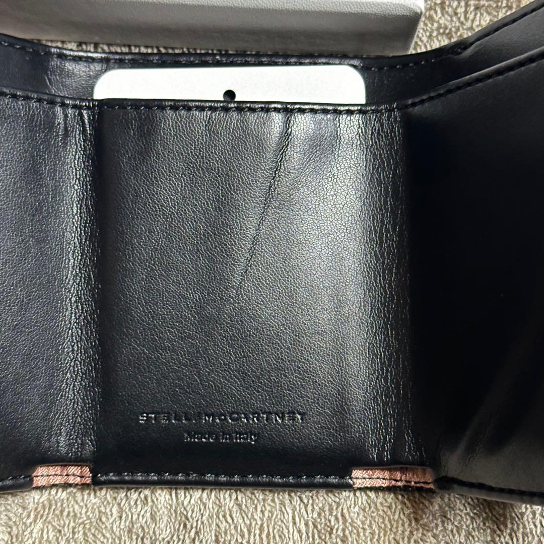 STELLA McCARTNEY ブラック 三つ折り財布