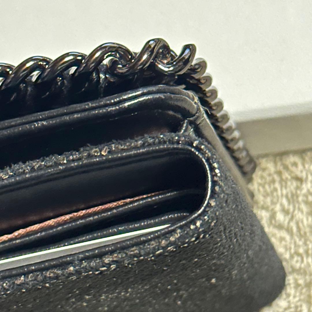 STELLA McCARTNEY ブラック 三つ折り財布