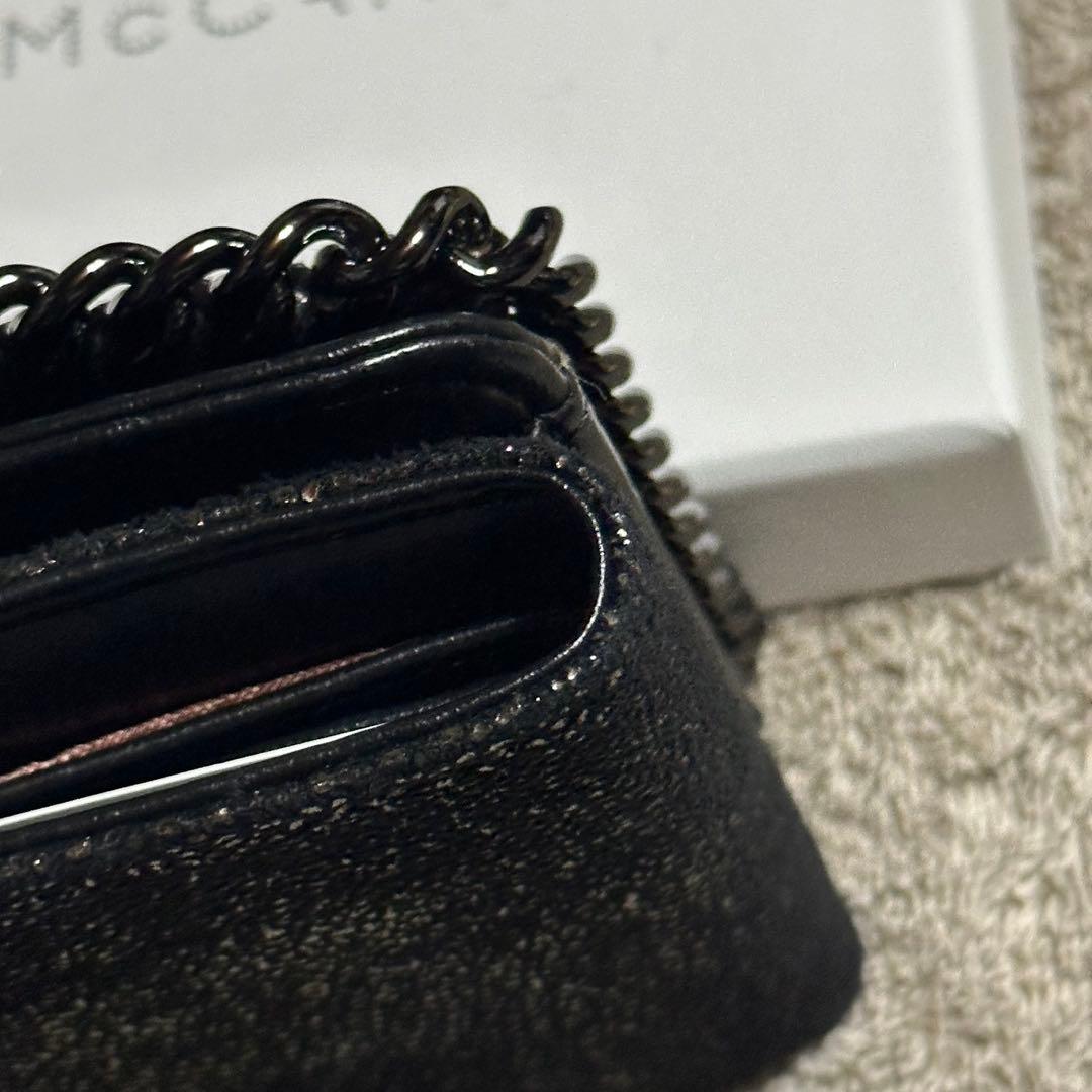 STELLA McCARTNEY ブラック 三つ折り財布