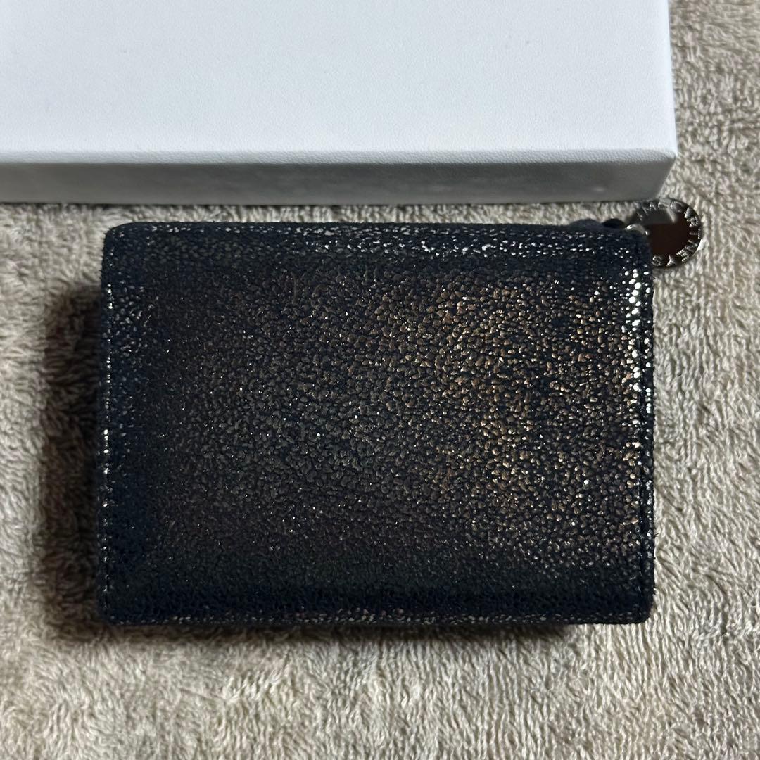 STELLA McCARTNEY ブラック 三つ折り財布