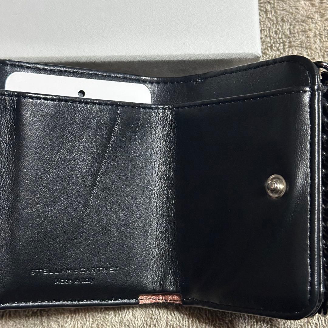 STELLA McCARTNEY ブラック 三つ折り財布