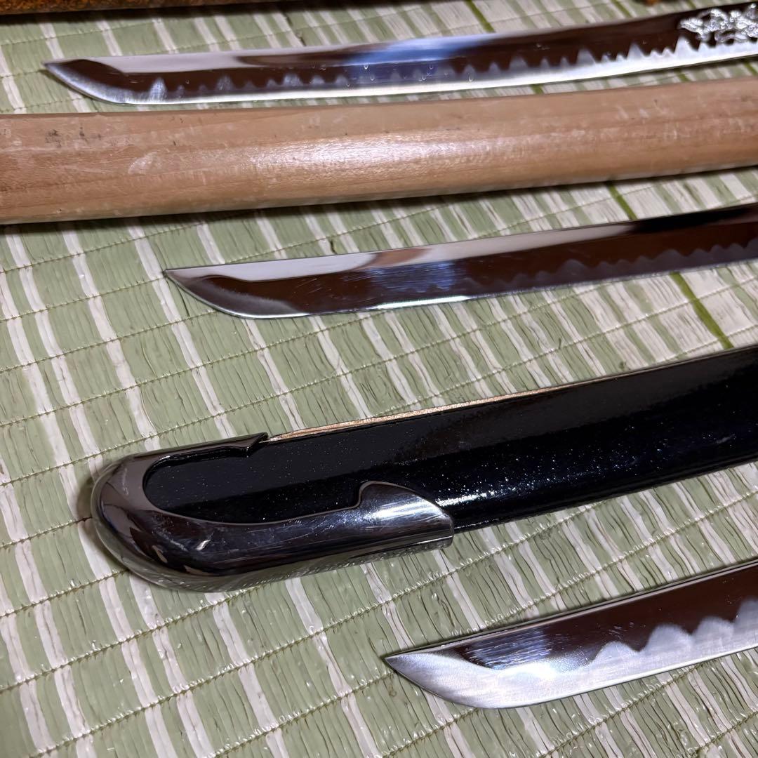 模造刀　模擬刀　武士　侍　伝統工芸　剣　ソード　太刀　小太刀　鞘　鍔　5本セット