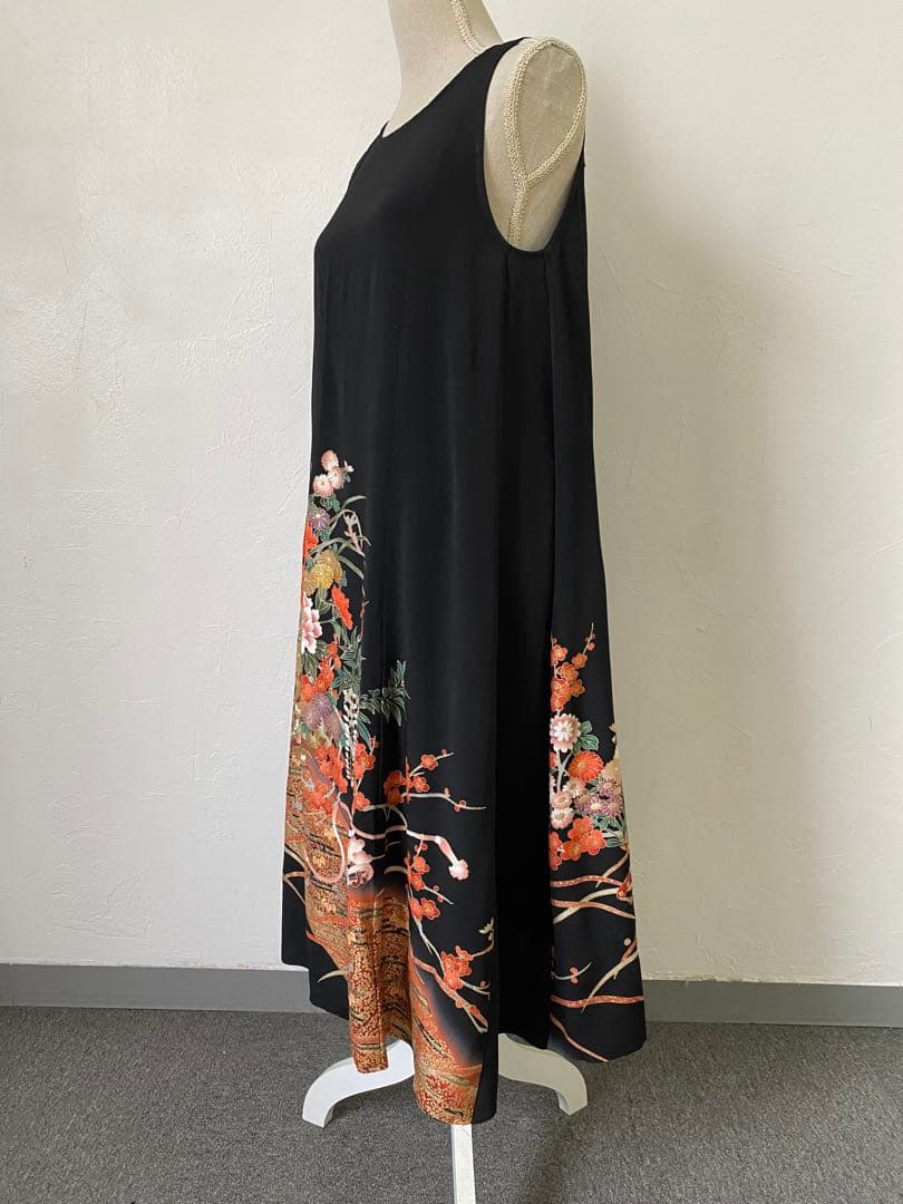 3221 着物　留袖　リメイク　ドレス　ワンピース