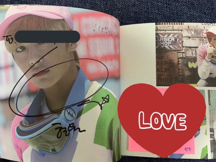 MONSTA X RUSH メンバー全員サイン入りアルバム