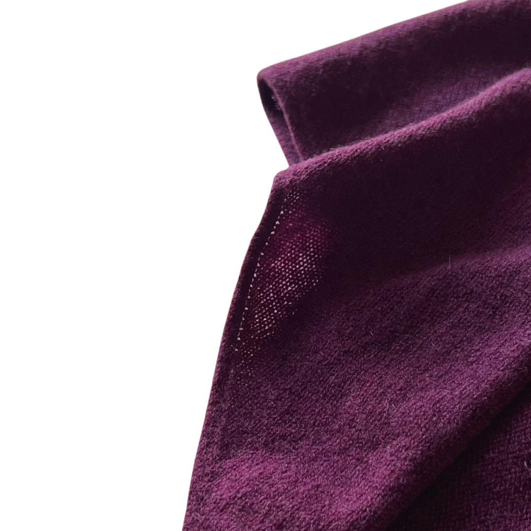 【美品】Johnstons/トライアングルマフラー/カシミア100%