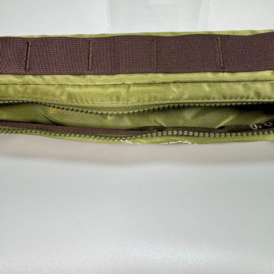 パスノーマルスタジオ × Porterフレームバッグ オリーブグリーン