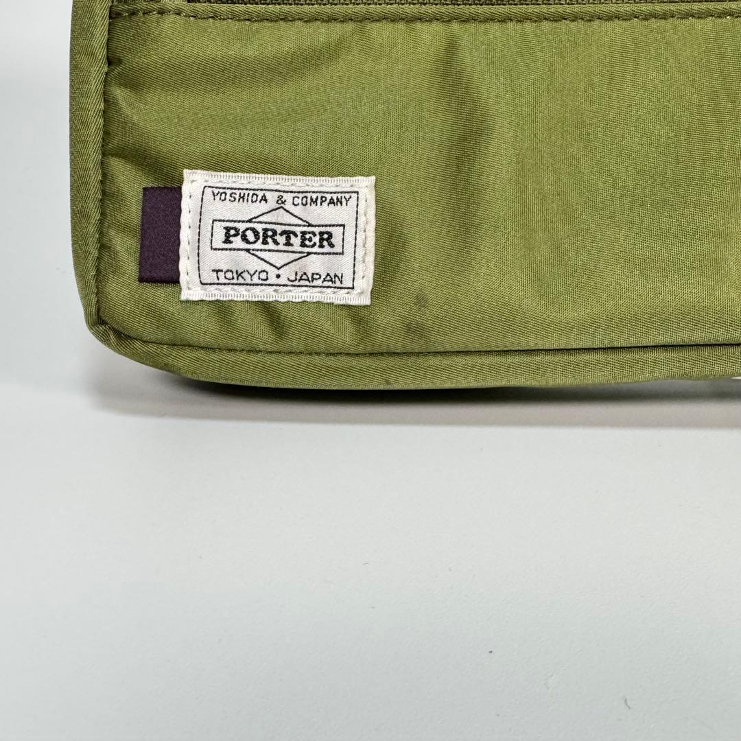 パスノーマルスタジオ × Porterフレームバッグ オリーブグリーン