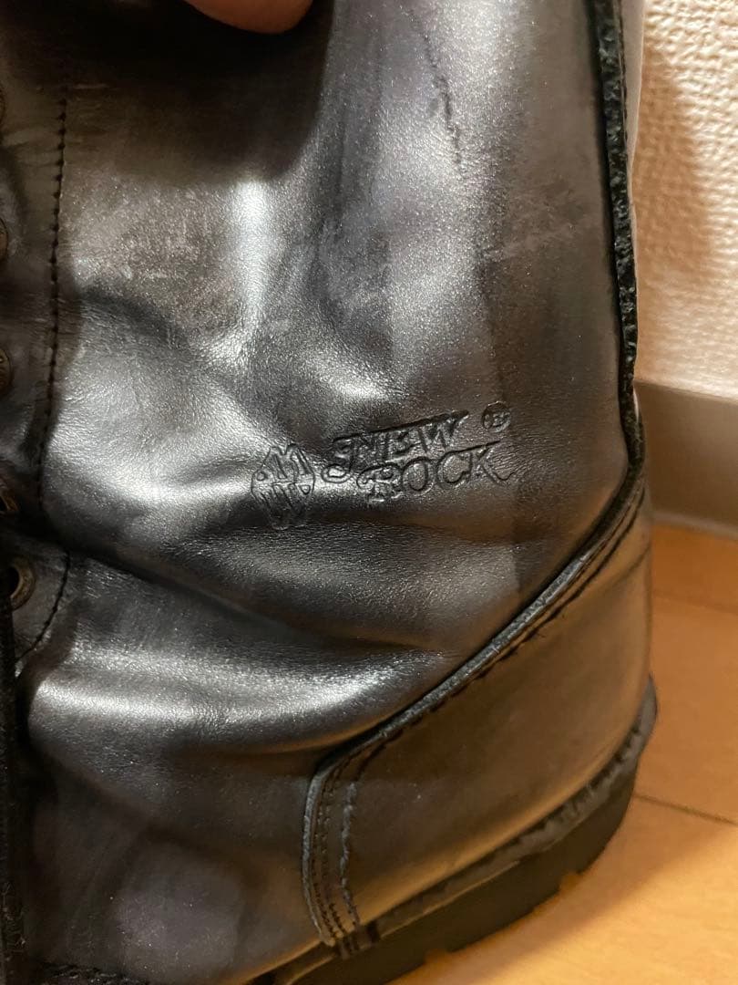 NEW ROCK ハイカットレザーブーツ