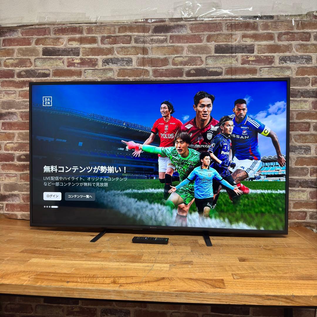 SONY 55V型 4K チューナーレス 液晶テレビ BRAVIA 動画アプリ○