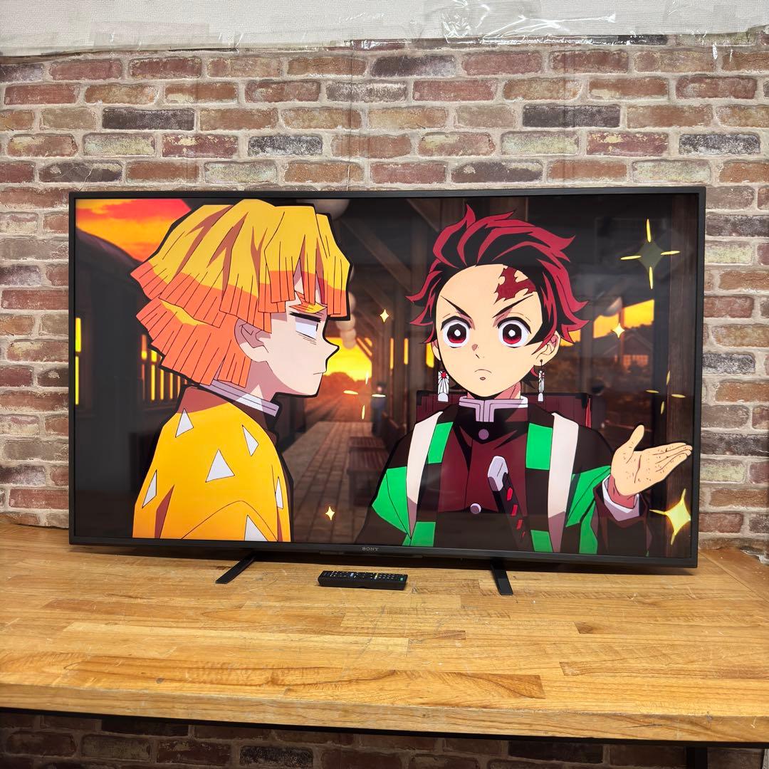 SONY 55V型 4K チューナーレス 液晶テレビ BRAVIA 動画アプリ○