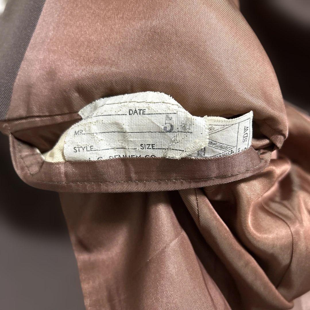 40s〜50s J.CPenney ウールギャバ　テーラードジャケット　ダブル