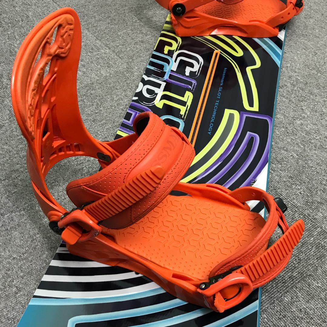 4点セット■WAX済■kissmark ボード ビンディング ブーツ ケース