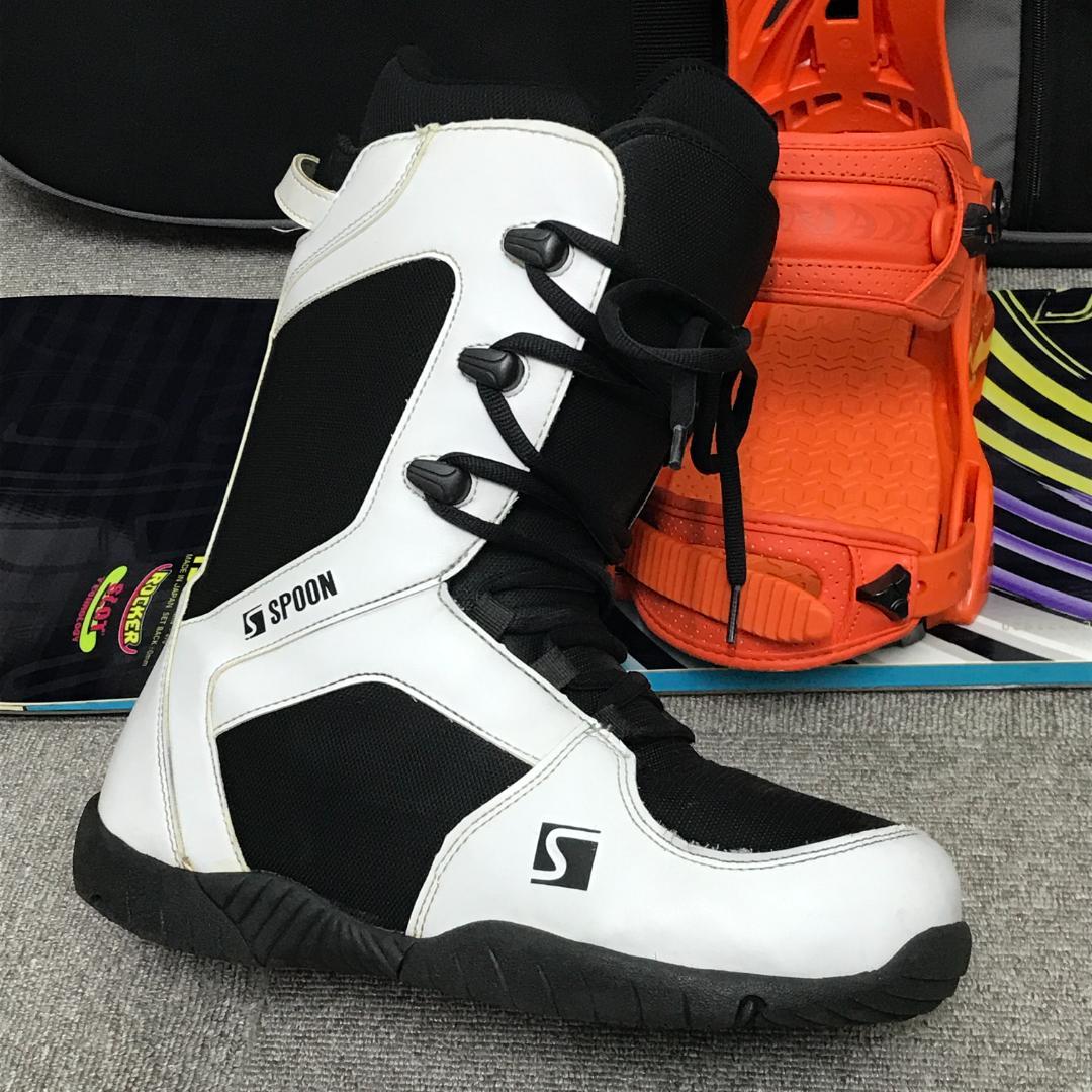 4点セット■WAX済■kissmark ボード ビンディング ブーツ ケース