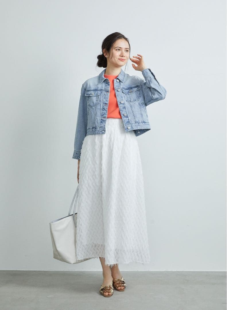 今期【LOUNIE】コンパクトデニムジャケット