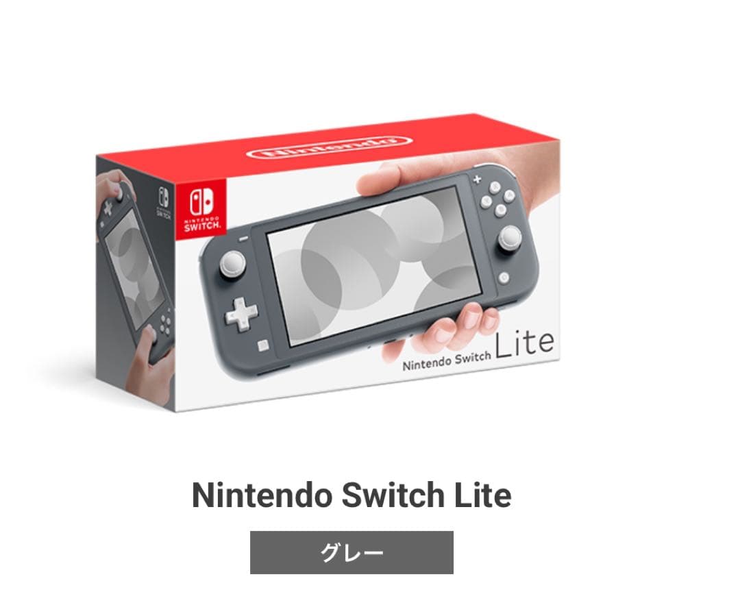 Nintendo Switch Lite グレー 本体 充電器付きスイッチ