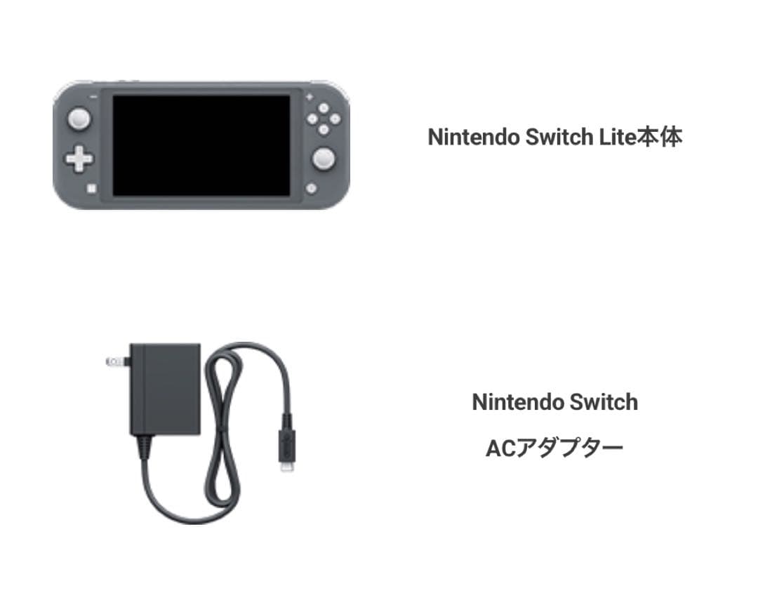 Nintendo Switch Lite グレー 本体 充電器付きスイッチ