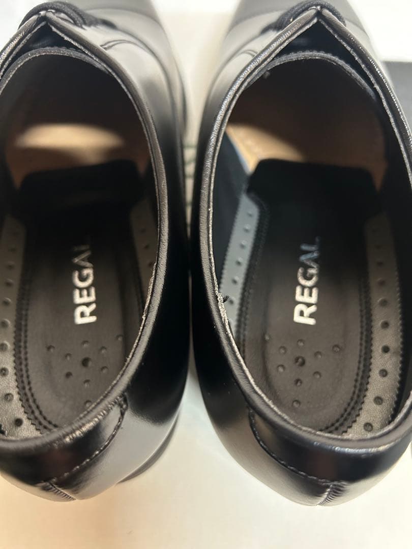 新品REGAL リーガル 21EL ストレートチップ ブラック26cm 革靴