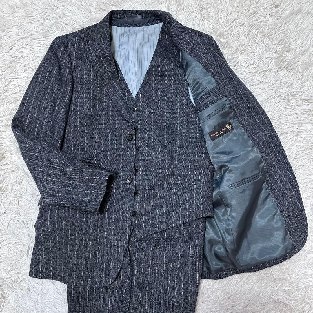TRADMEN COLLECTION 3ピース スーツ AB7 ストライプ