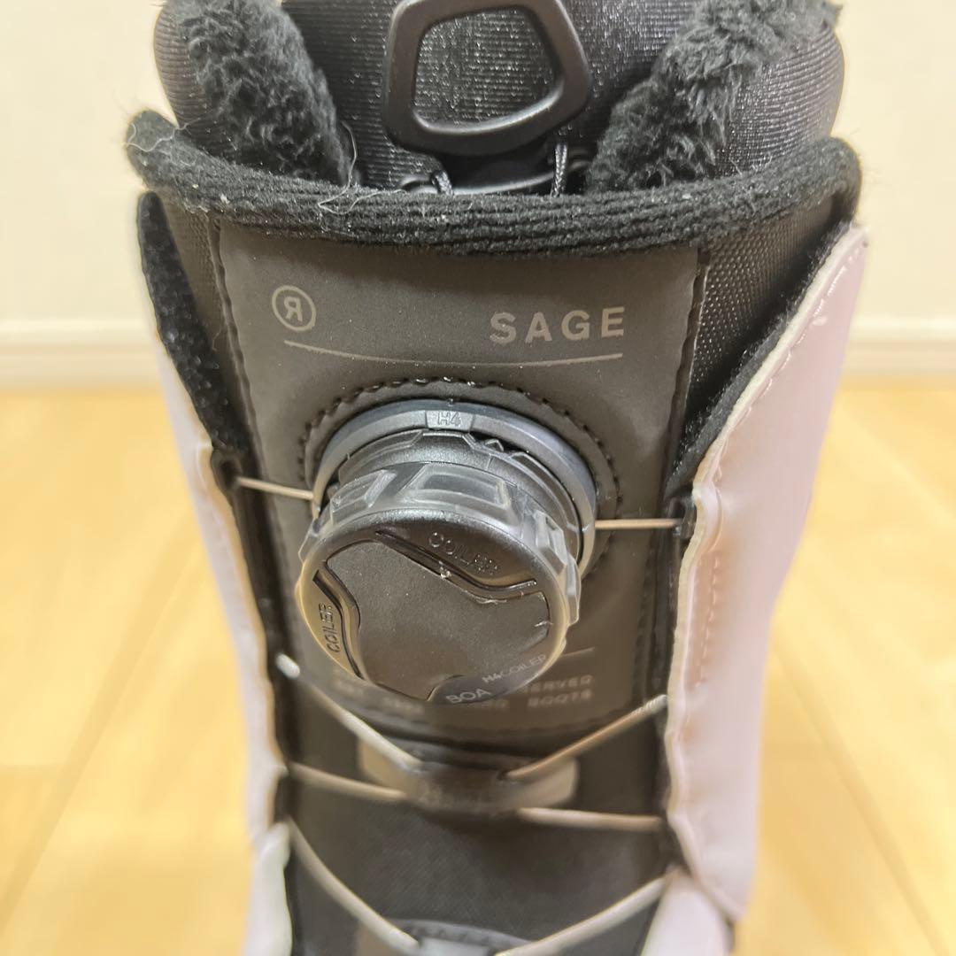 【比較的美品_即日発送】RIDE ライド スノボブーツ　SAGE サージ24cm
