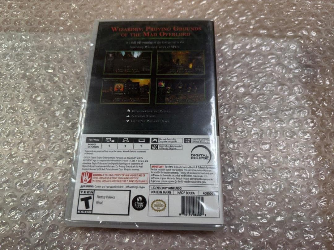 SW Wizardry 北米版 新品未開封 美品 ウィザードリィ 海外版 輸入版