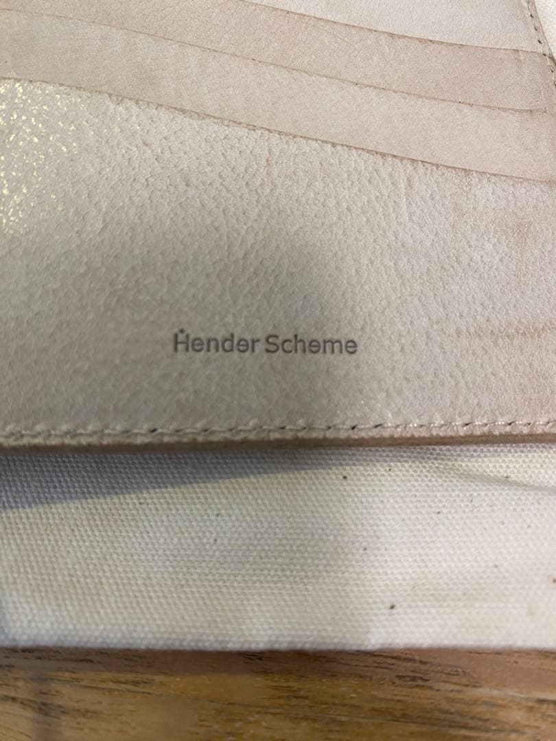 エンダースキーマ　マネークリップ　財布　アイボリー