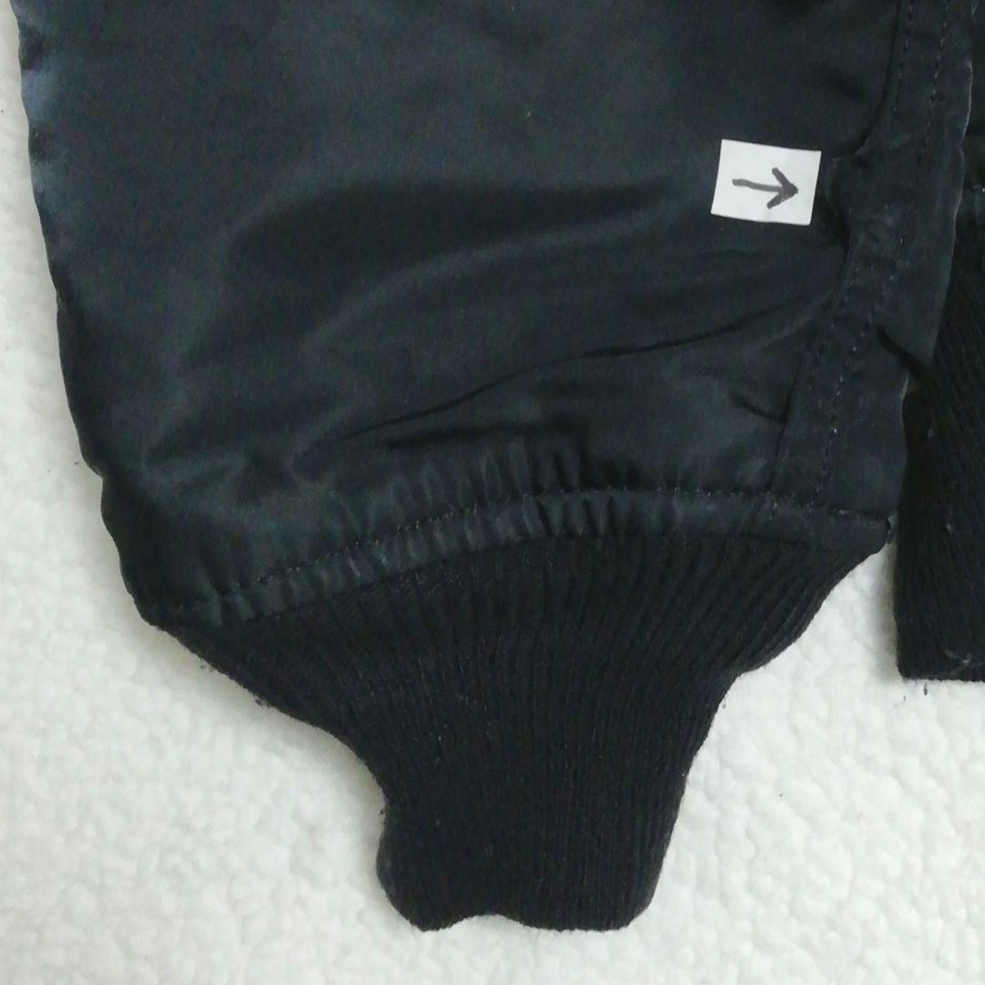 USA製 アルファインダストリーズ MA-1ジャケット(S)90s ブラック色