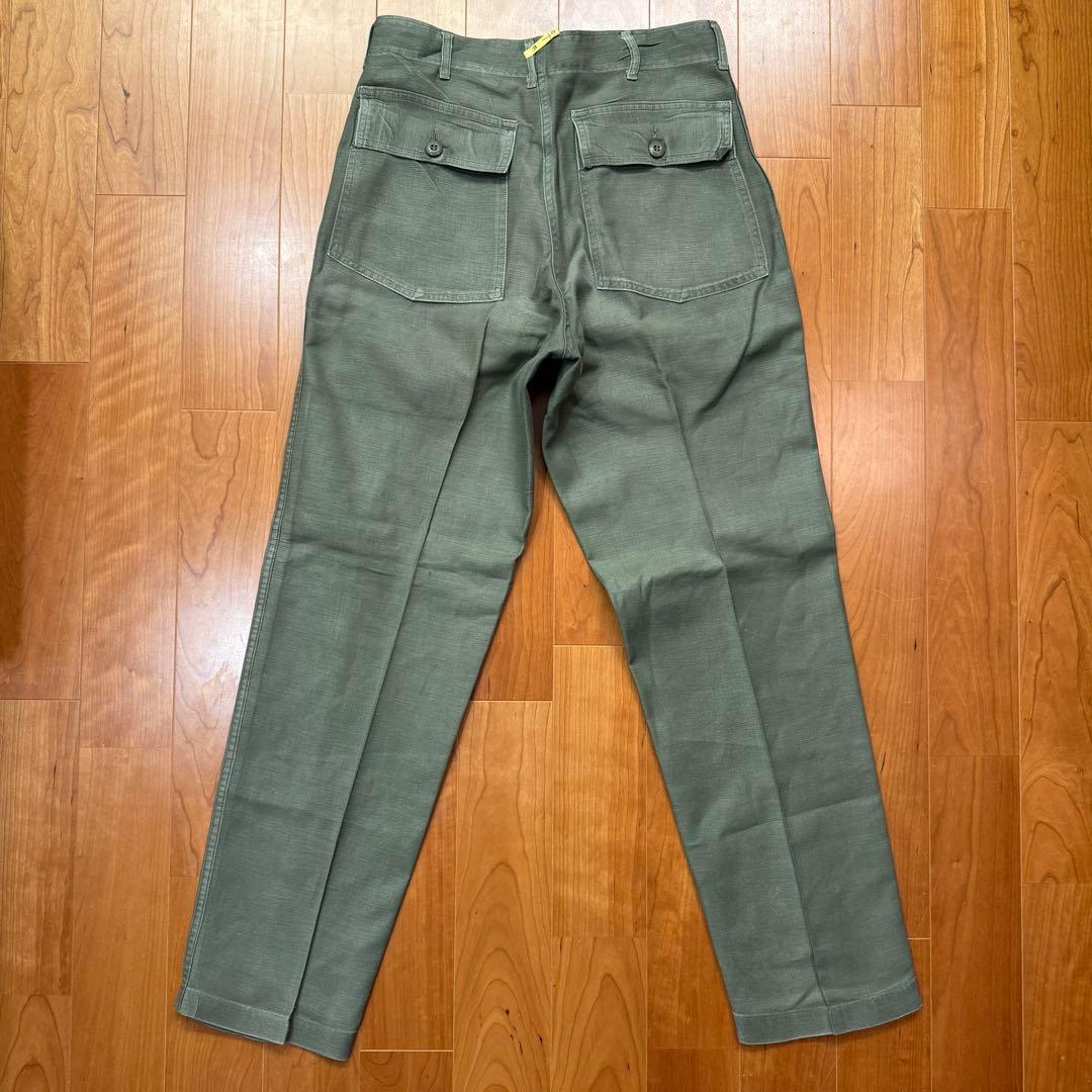 めるうら　70s US ARMY ベイカーパンツ ボタンフライ W32