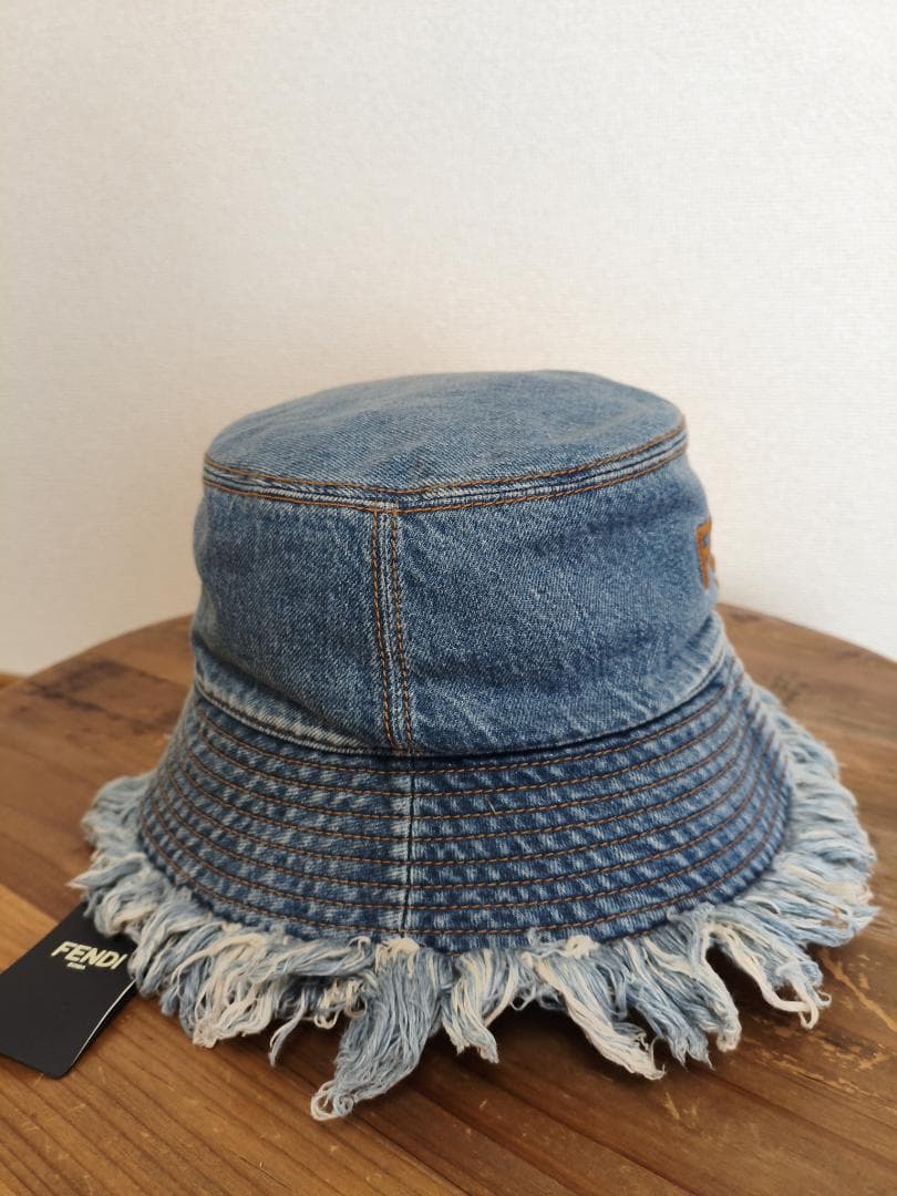 【ほぼ新品】FENDI バケットハット Lサイズ デニム