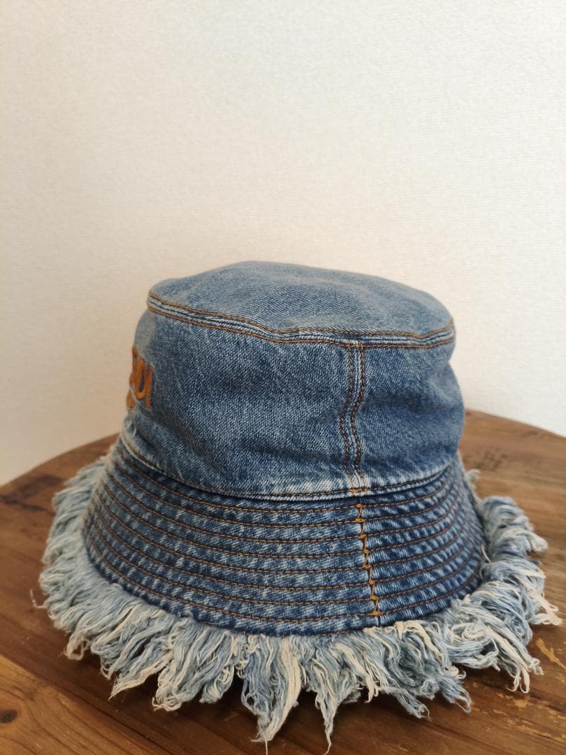 【ほぼ新品】FENDI バケットハット Lサイズ デニム