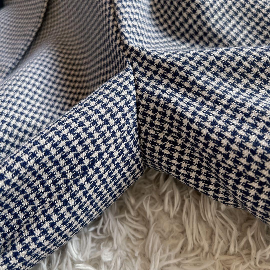 【TOMORROWLAND collection】ベルテッドジャケット チェック