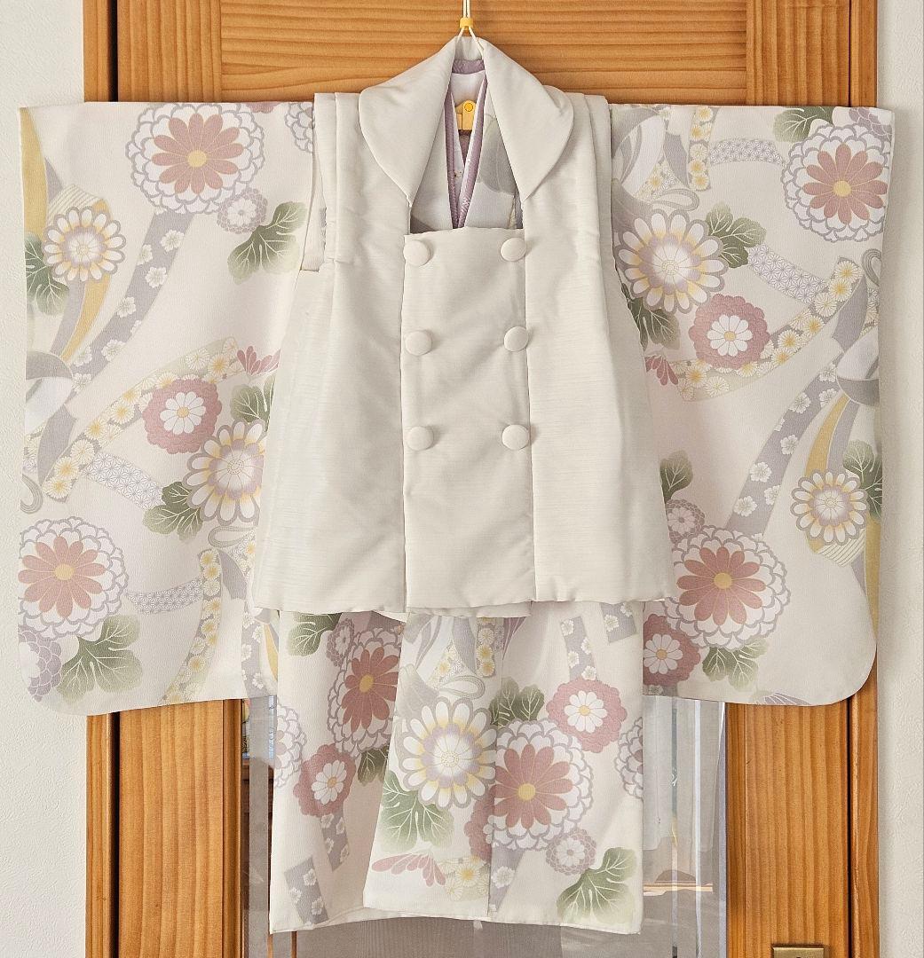 ✨美品✨❀KOHARU❀ ホワイト被布セット 七五三 3歳