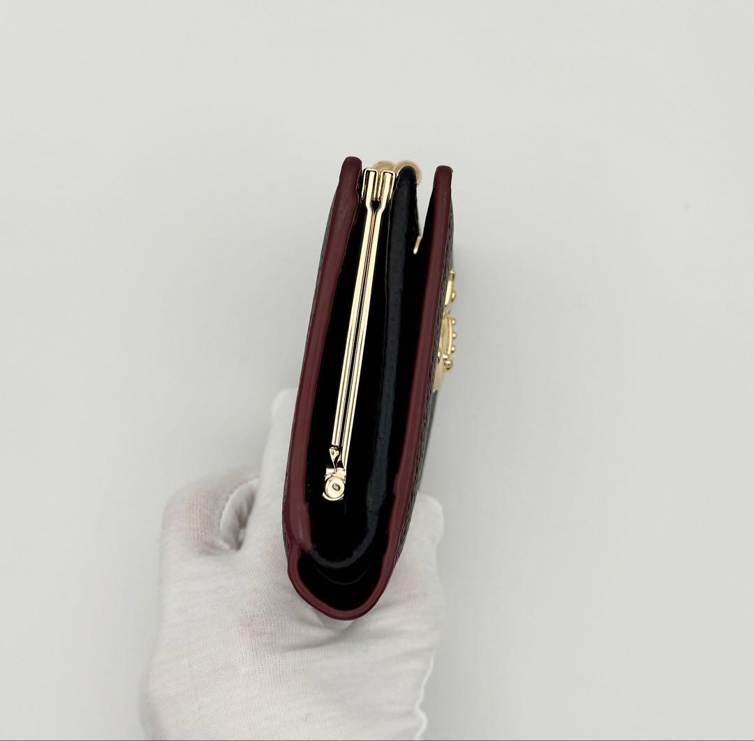 Vivienne Westwood がま口 二つ折り財布 黒 未使用