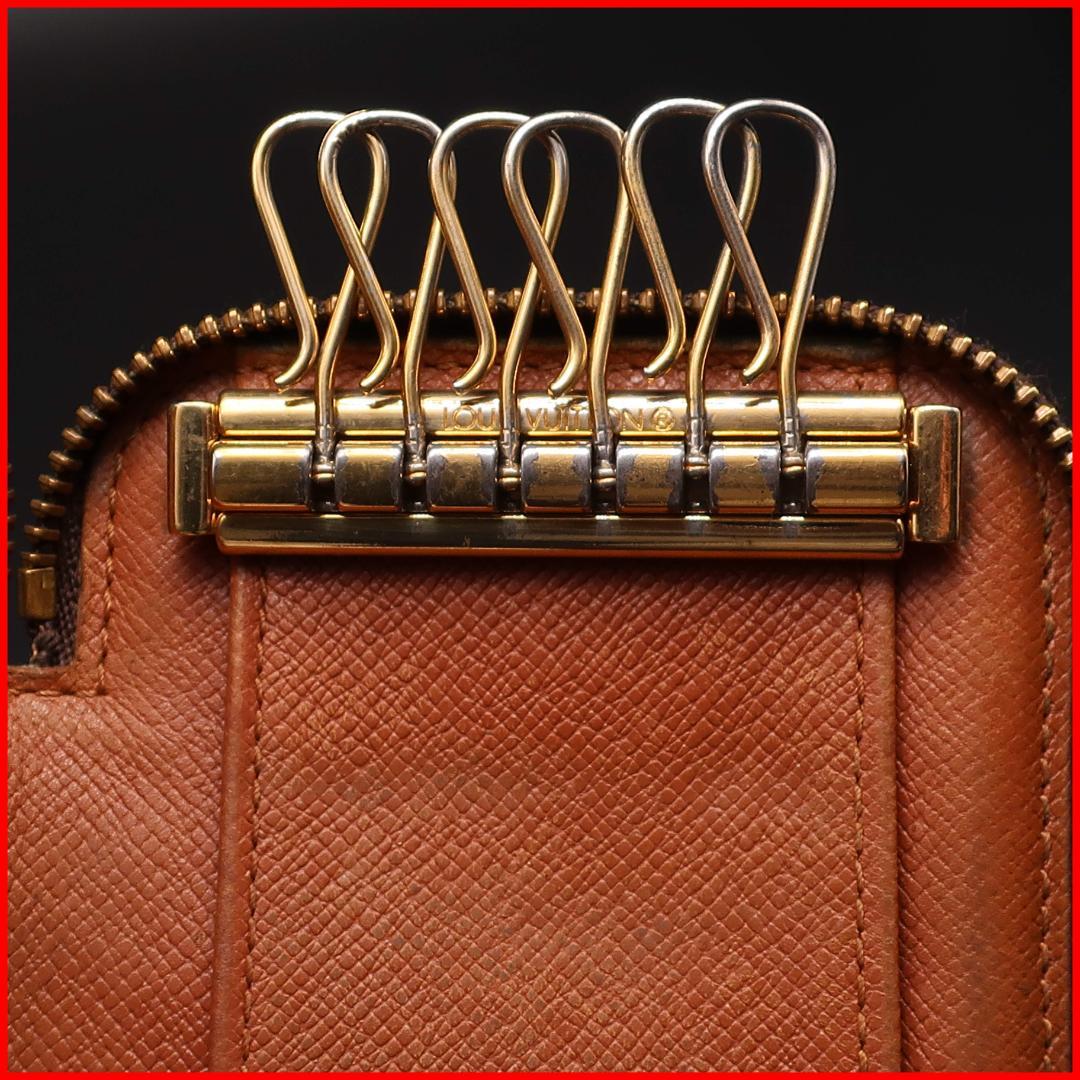 正規品 ヴィトン キーケース モノグラム ミュルティクレ6 フランス製 袋