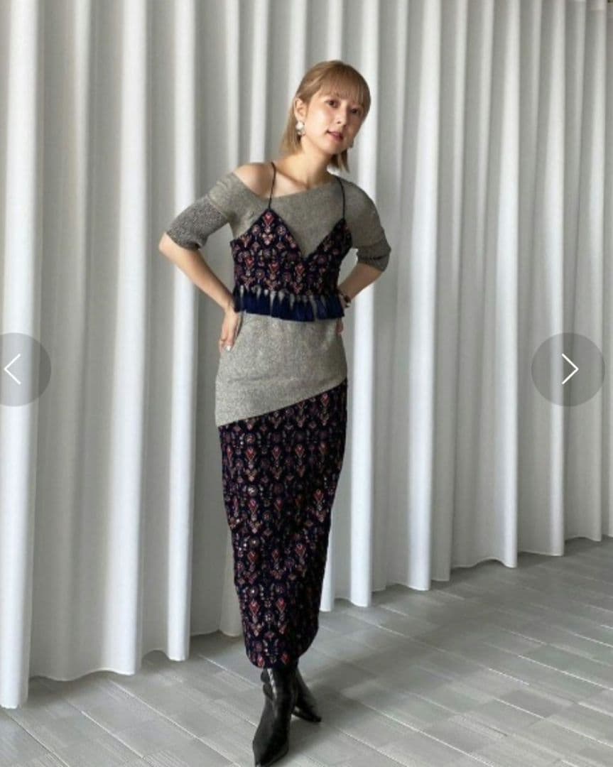 INDIA EMBROIDERY BUSTIER　ameri vintage