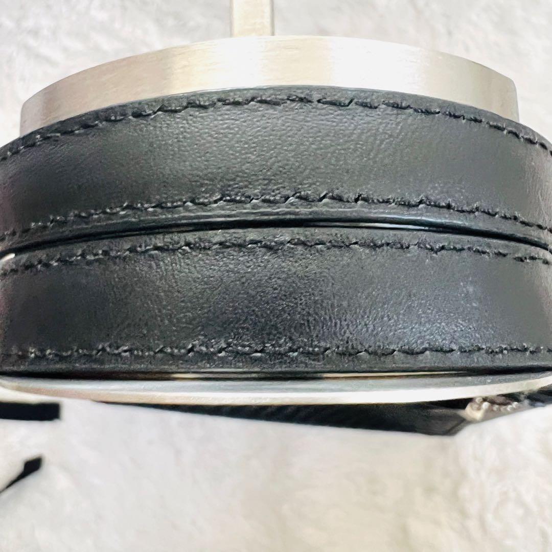 COACH コーチ トートバッグ メッシュ レザー ブラック