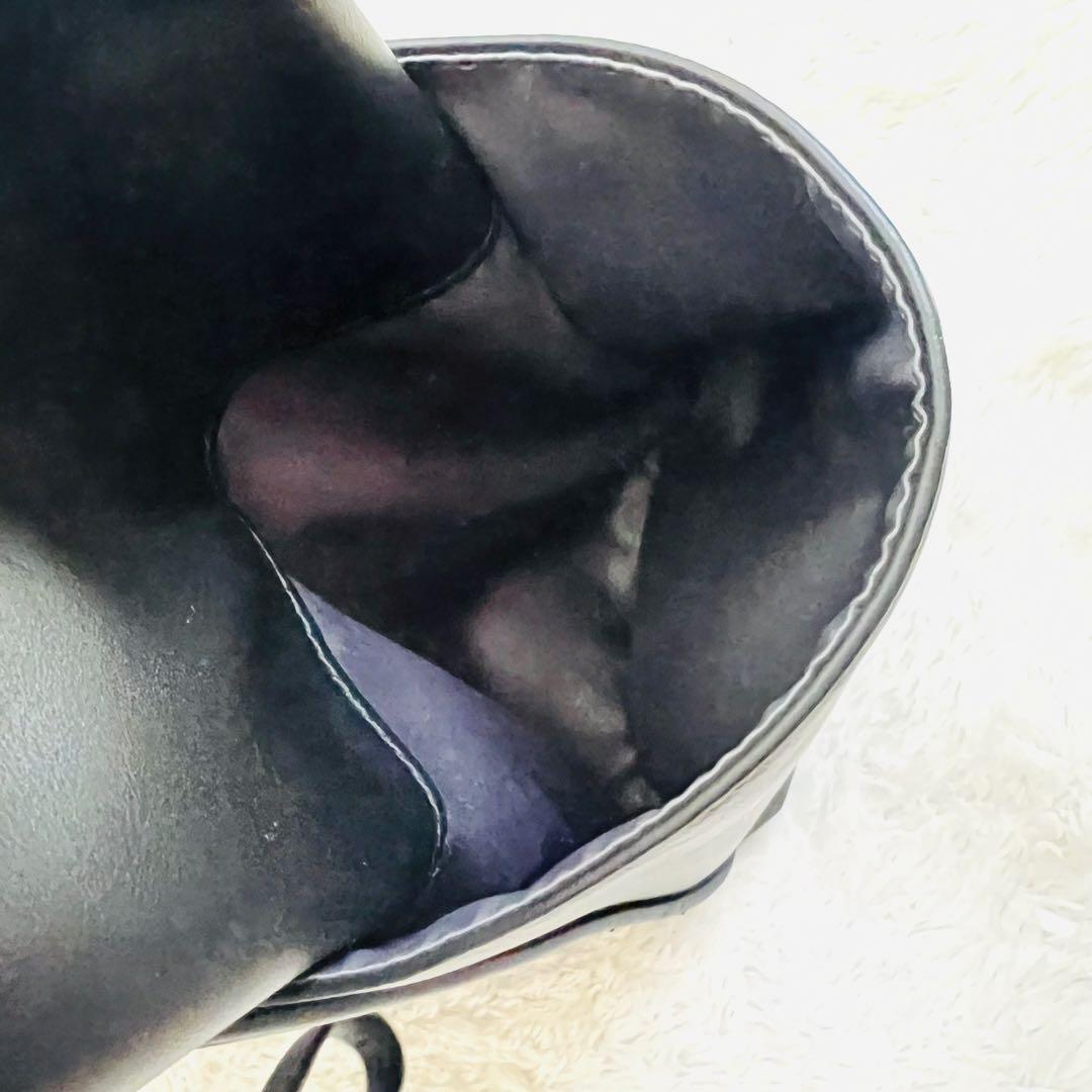 COACH コーチ トートバッグ メッシュ レザー ブラック