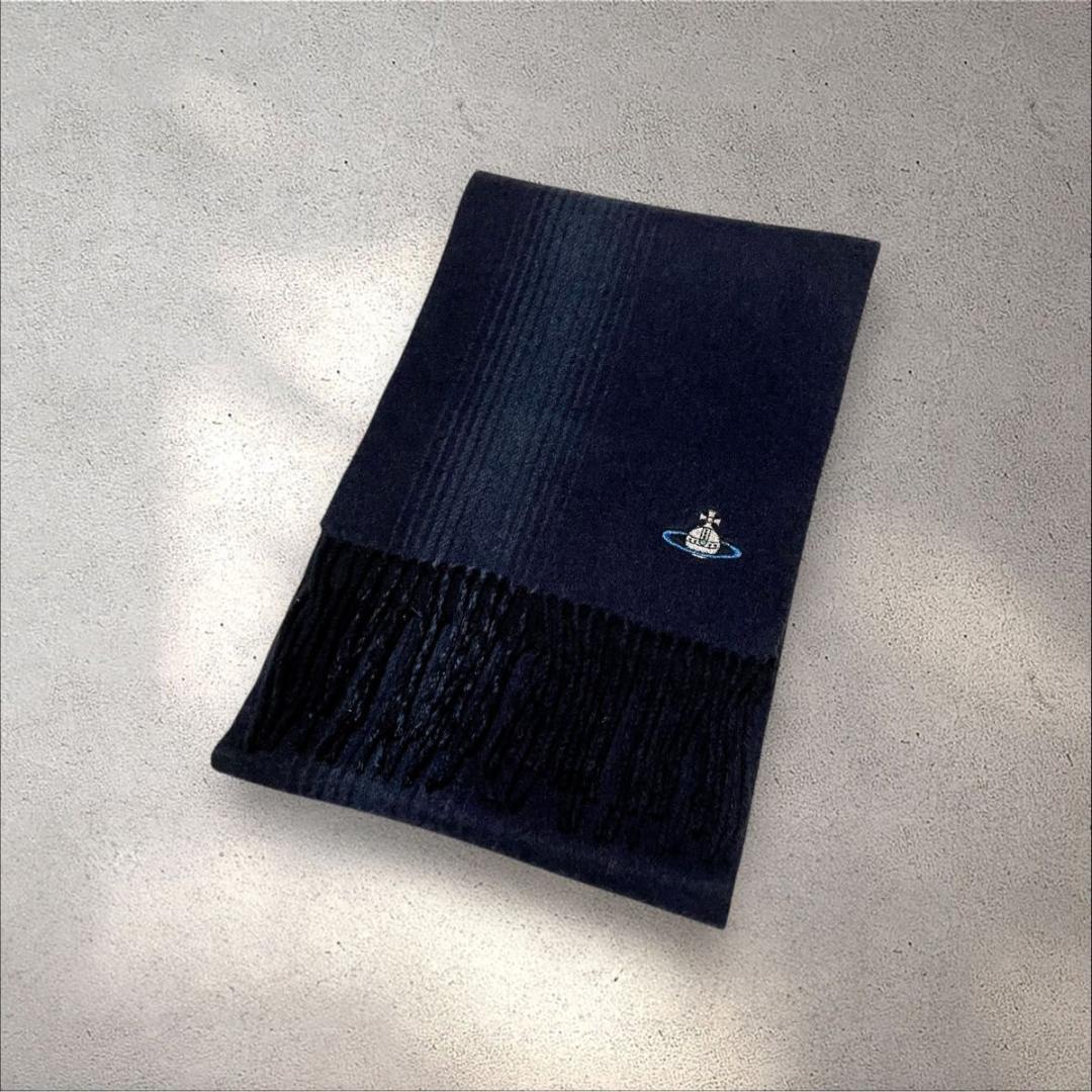 2.2万 未使用級 ヴィヴィアンウエストウッド カシミヤ100 刺繍 2way