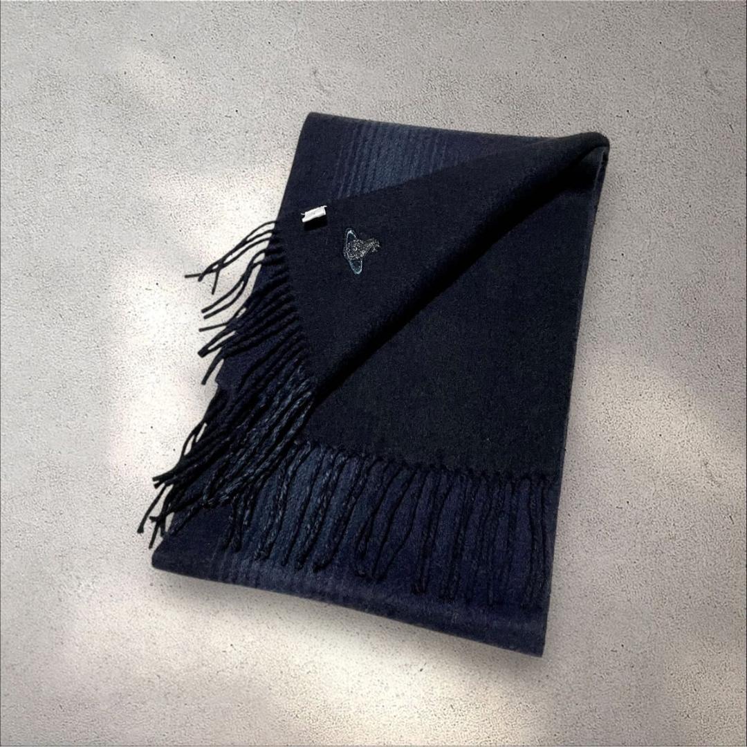 2.2万 未使用級 ヴィヴィアンウエストウッド カシミヤ100 刺繍 2way