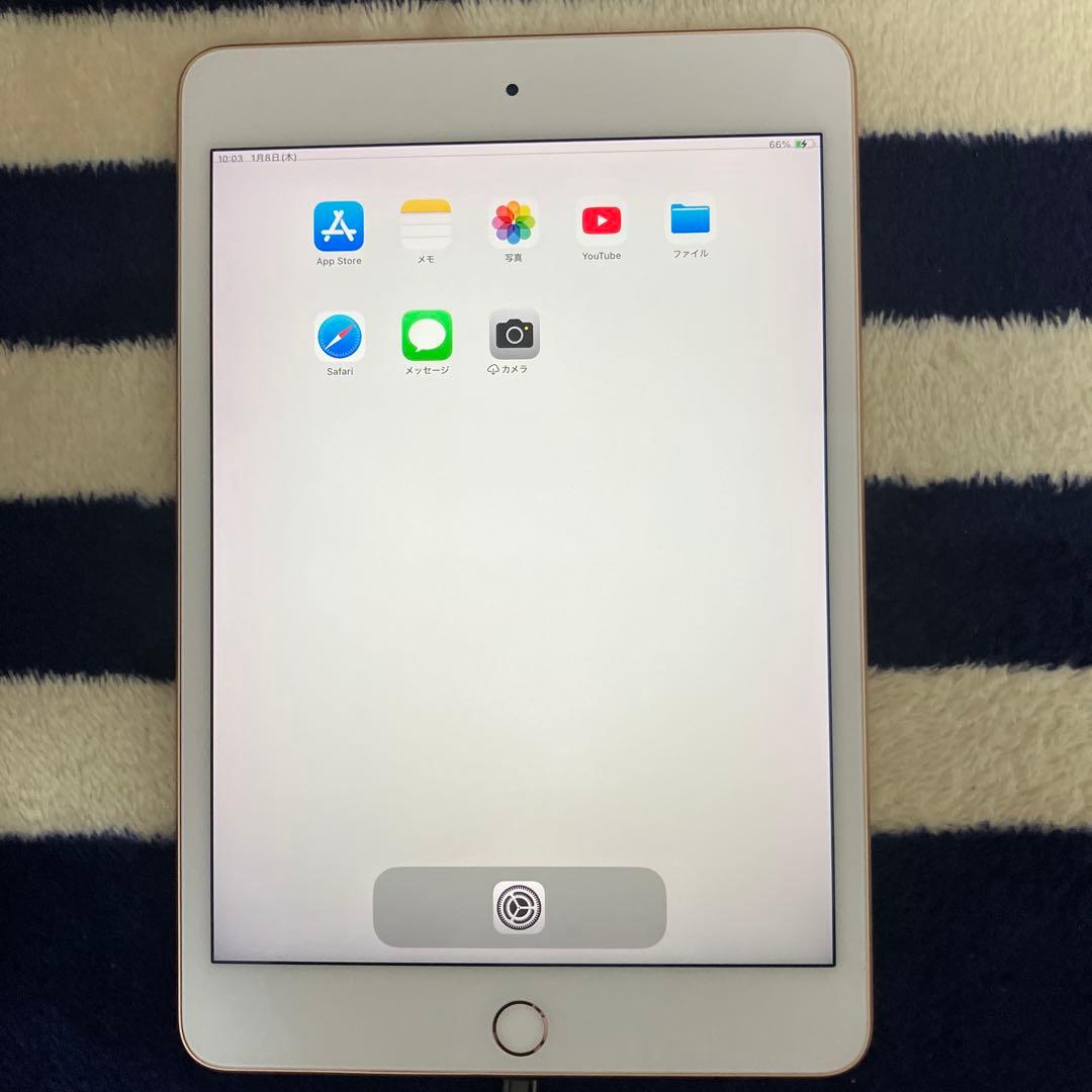 ジャンク iPad mini5 本体 ゴールド WiFi 64GB